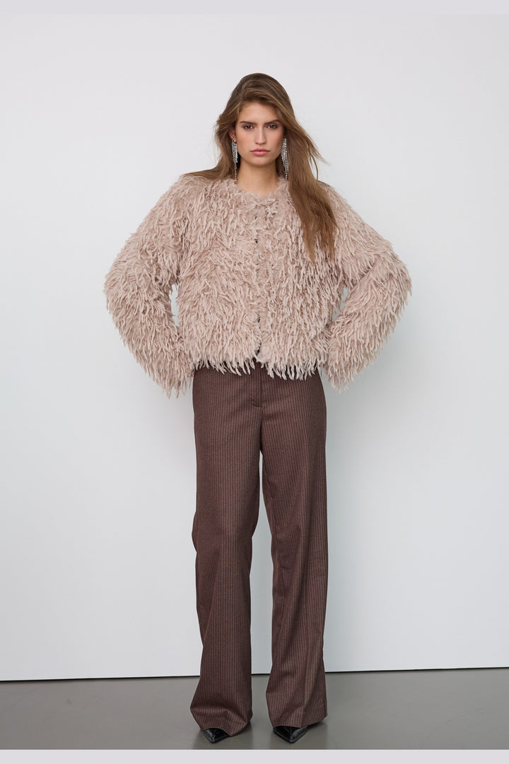 Co´Couture - Felicecc Feather Jacket 500603 - 20014 - Mink