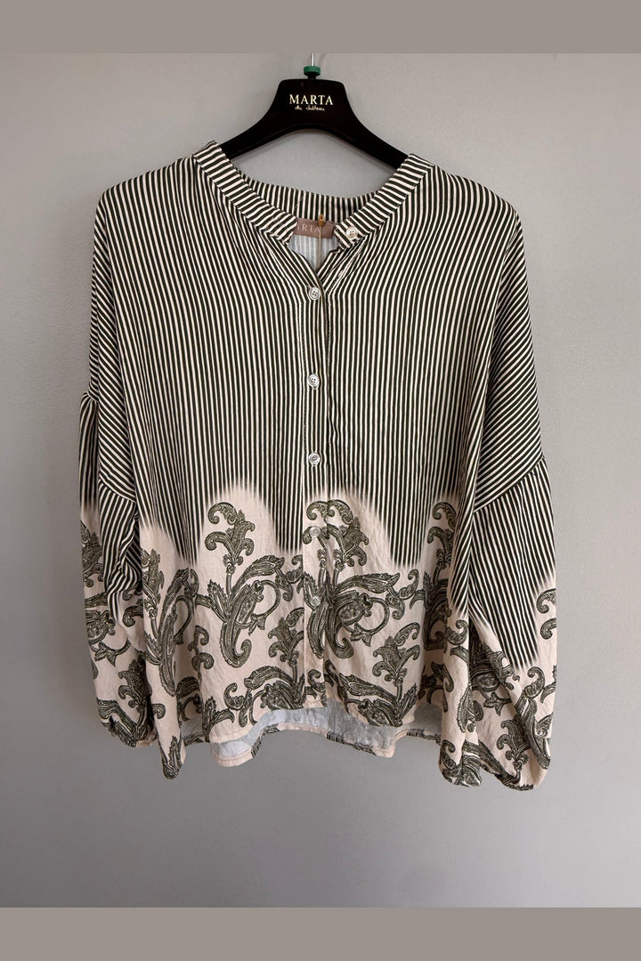 Marta Du Chateau - Mdcsequoia Shirt 8597 - Military4602Tpe