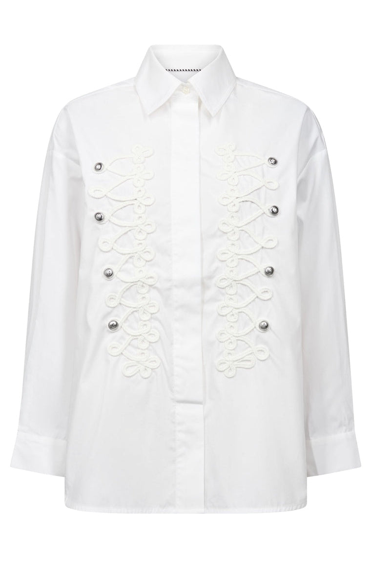Co´Couture - Viannecc Officer Shirt 506463 - 10001 - White
