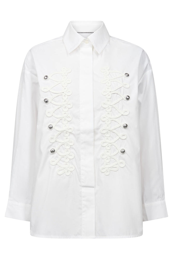 Co´Couture - Viannecc Officer Shirt 506463 - 10001 - White