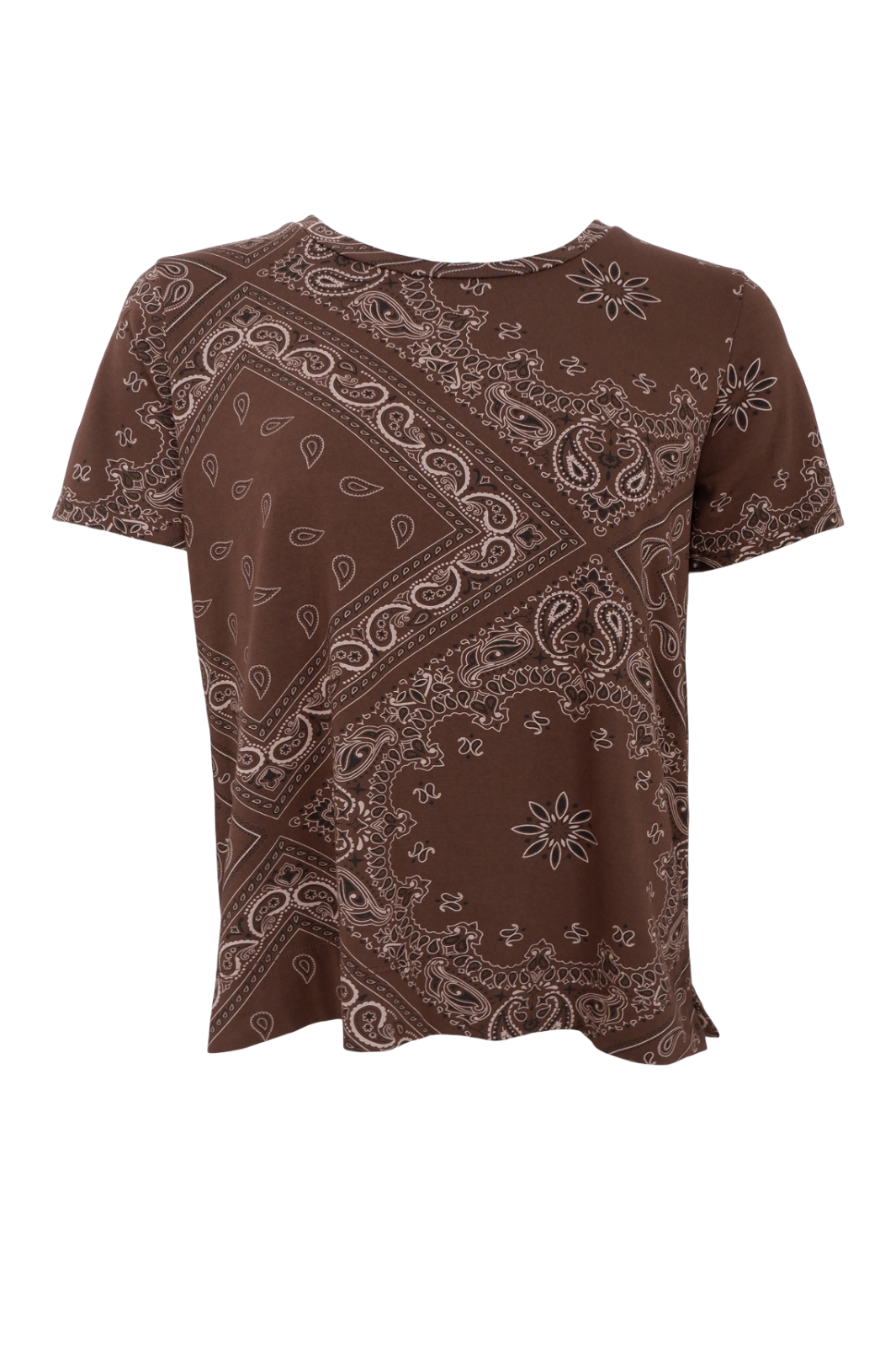 Black Colour - Bczelda S/S T-Shirt 40997 - Shirts - Coffee Paisley