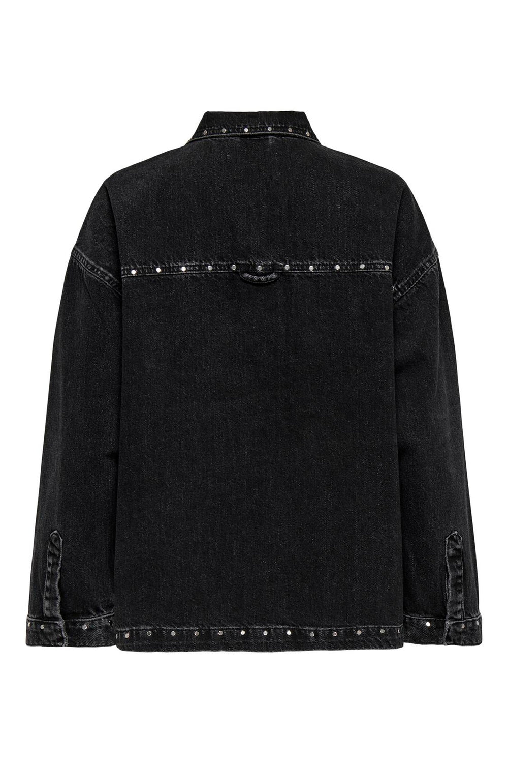 Only - Onlemmie L/S Studded Shirt Azg - 4926859 Washed Black