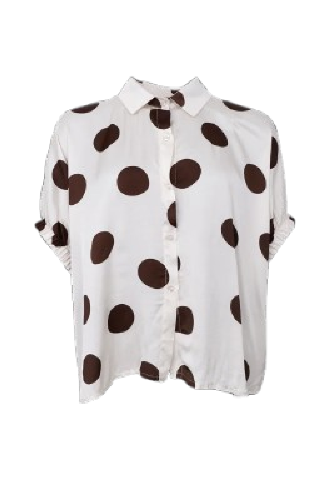 Black Colour - Bcmabel Shirt Blouse 40988 - Off White Dot