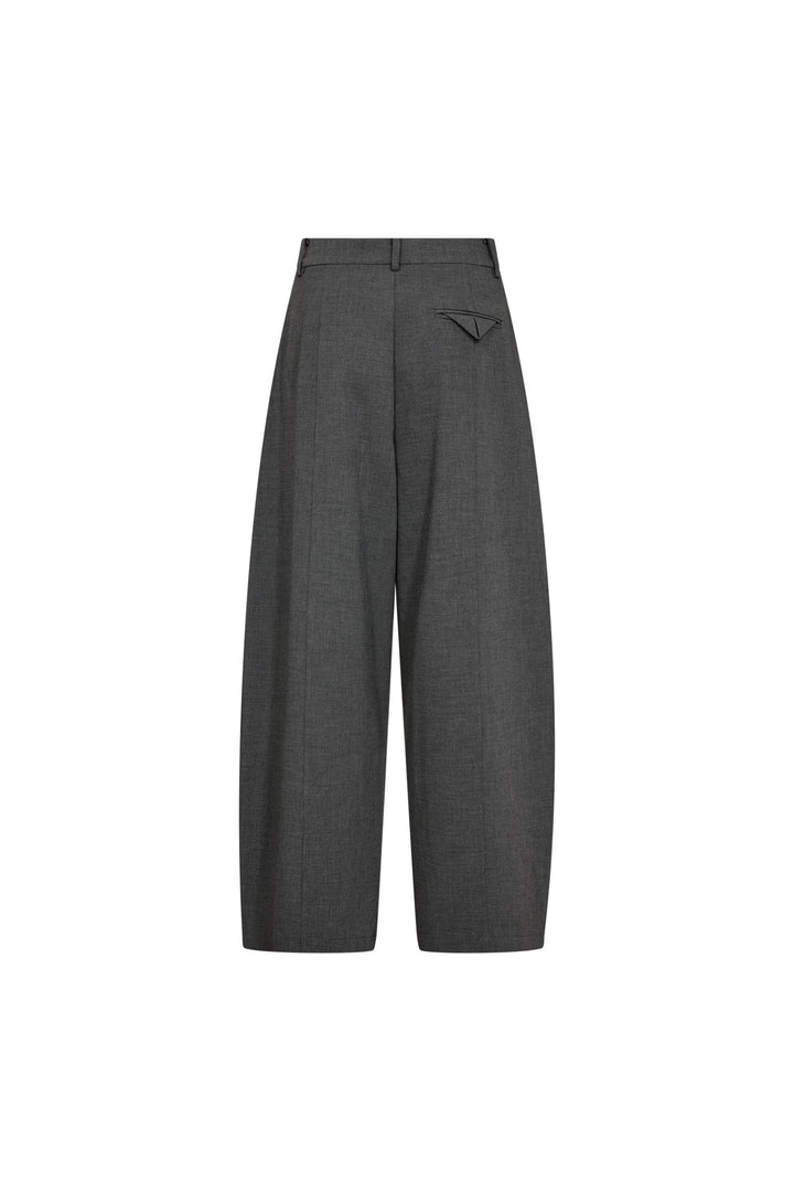 Co´Couture - Priscillacc Pleat Barrel Pant 500824 - 65003 - Mid Grey