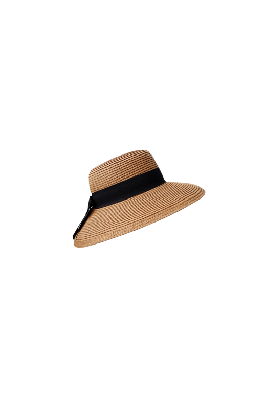 Black Colour - Bcmontebello Straw Hat 8044 - Natural
