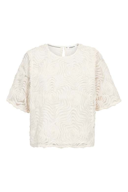 Co´Couture - Giovannacc Ss Blouse 500572 - 10002 - Off-White
