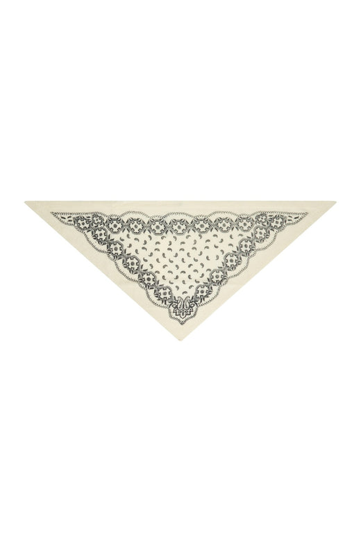 Neo Noir - Ariya Paisley Knit Scarf 171220 - 121 - Off White