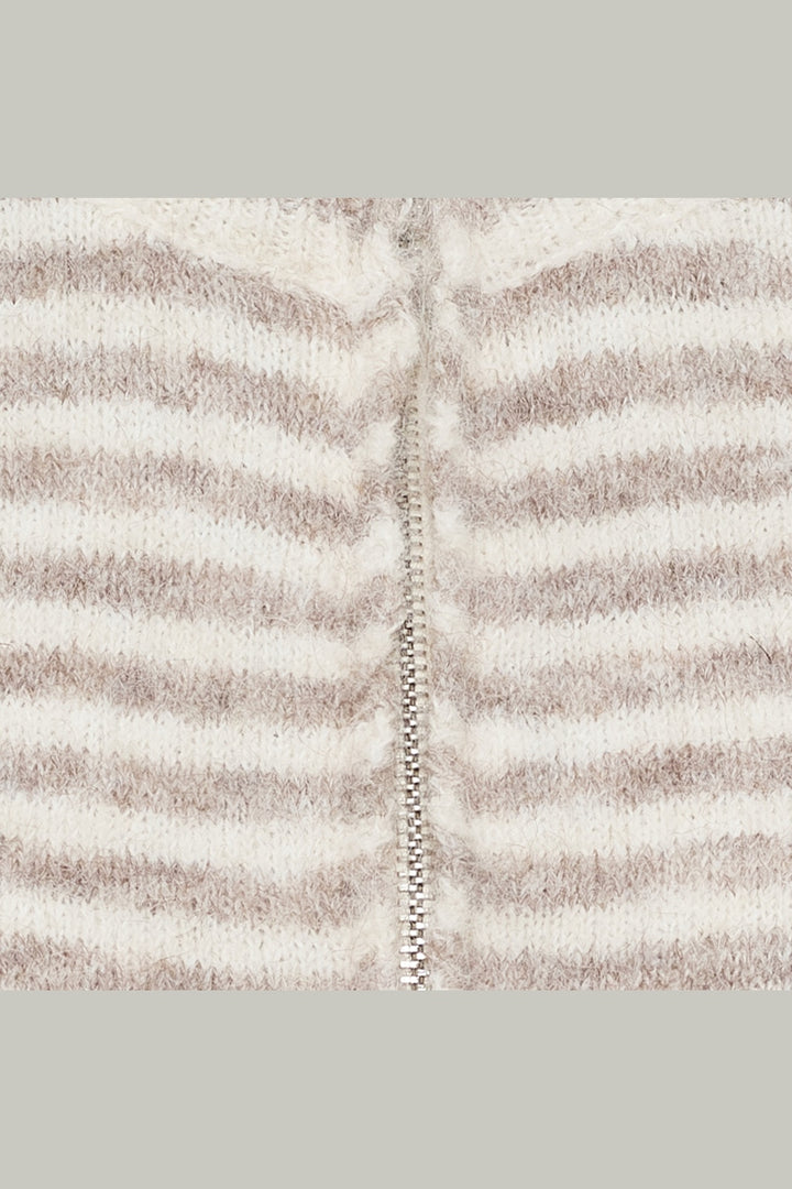 Marta Du Chateau - Mdcanais Cardigan 9586 - Beige