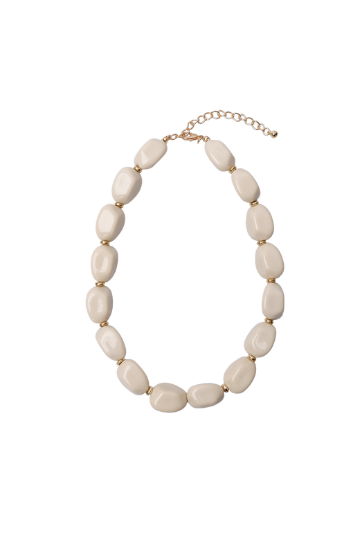 Black Colour - Bcminelli Necklace 4557 - Cream