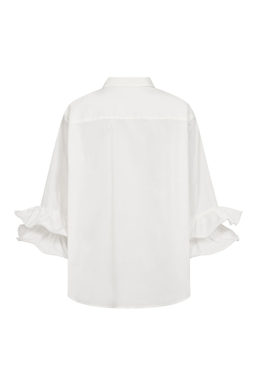 Co´Couture - Halencc Flare Shirt 500609 - 10001 - White