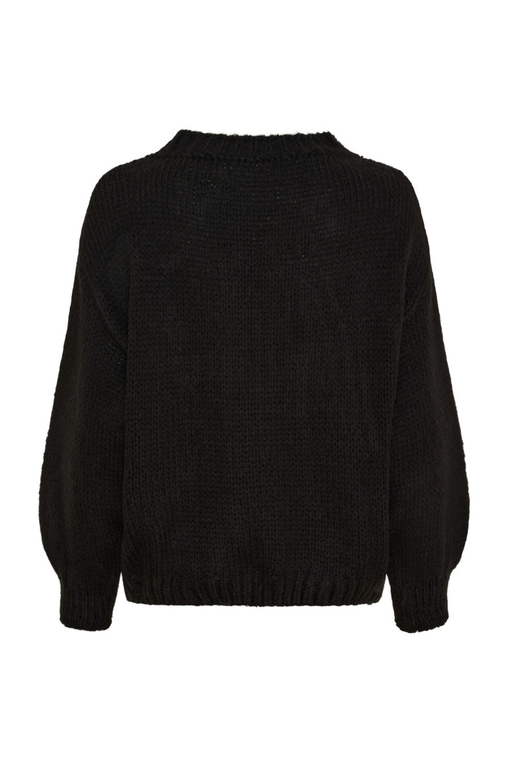 Marta Du Chateau - Mdctulip Knit 9580 - Black