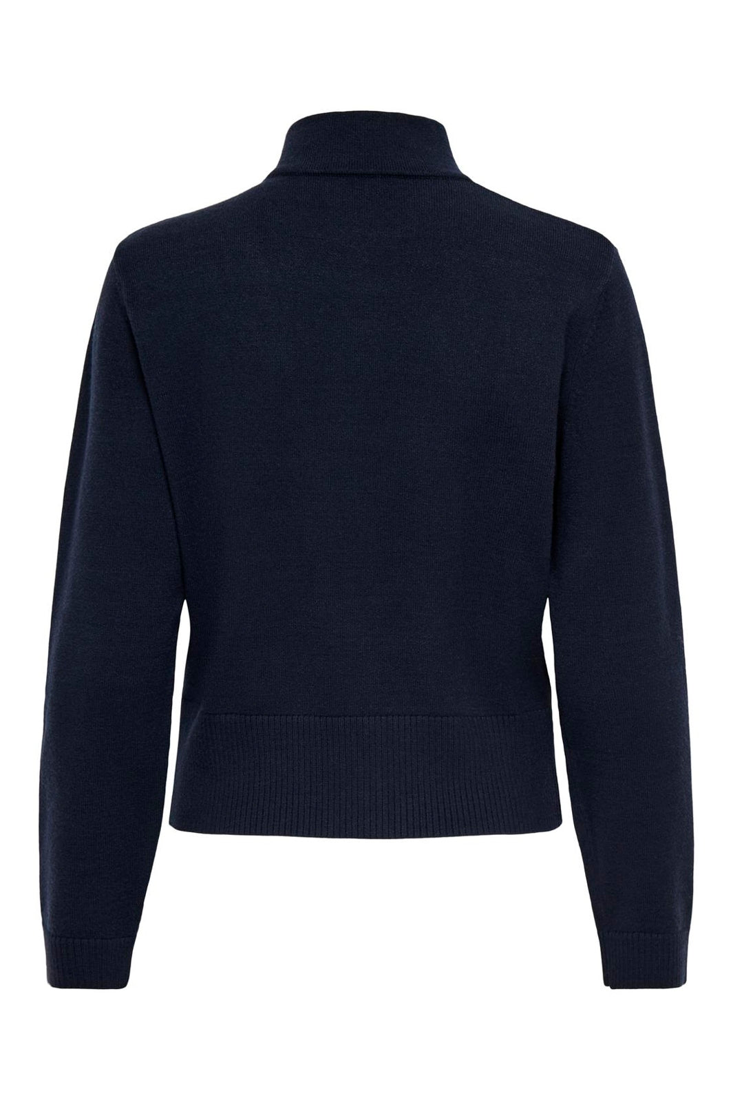 Only - Onlmio Ls Mockneck Utility Assym Knt - 5252816 Night Sky Gold Button