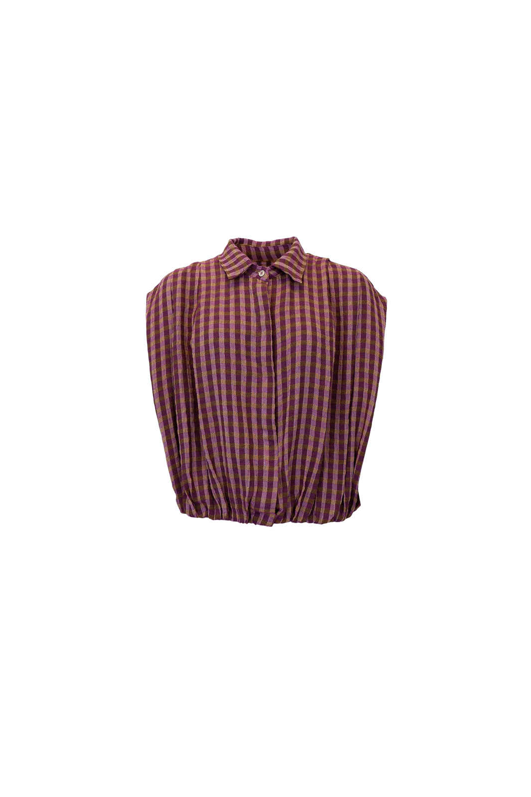 Black Colour - Bcmalle Bomber Blouse 41318 - Violet Check
