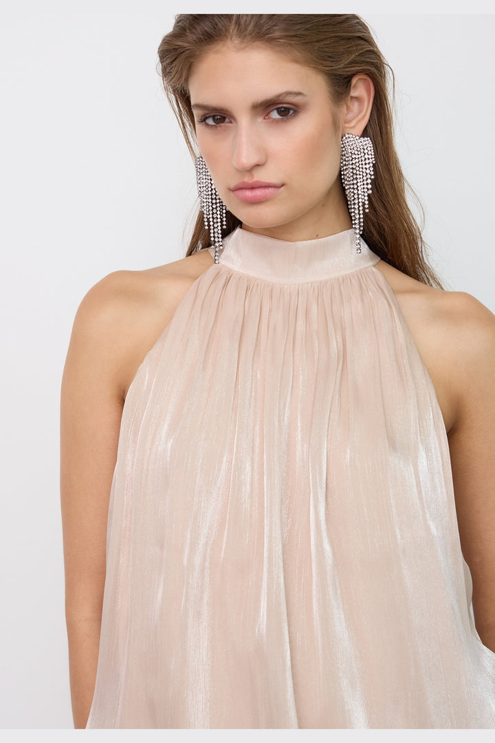 Co´Couture - Baricc Beaded Halter Top 500524 - 20011 - Champagne