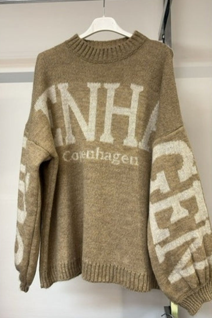 Marta Du Chateau - Mdcaria Knit 8111 - Fango/Beige