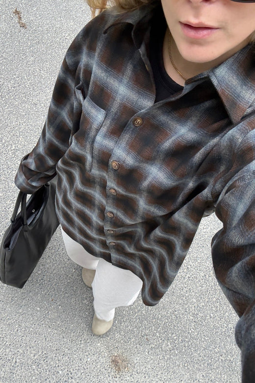 Noella - N-Marlon Shirt 18150002 - 528 - Danne Brown Blue Check