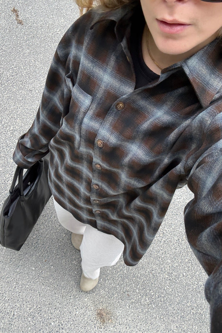 Noella - N-Marlon Shirt 18150002 - 528 - Danne Brown Blue Check