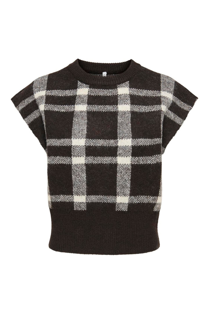 Only - Onlcarla Sl Jq O-Neck Knt - 5152105 Coffee Bean Birch