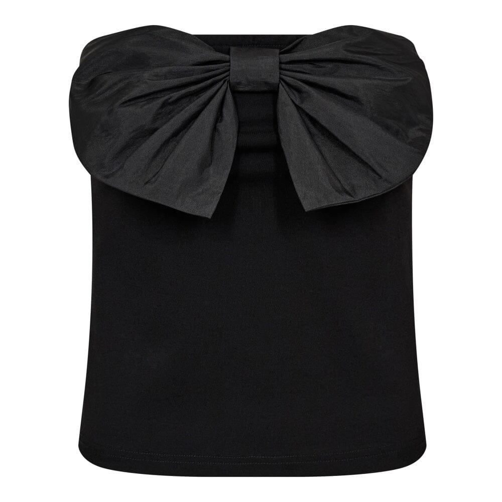 Co´Couture - Barrycc Bow Top 35345 - 96 - Black T-shirts 