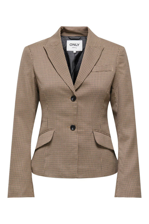 Only - Onlhollis L/S Fit Check Blazer Tlr - 5066073 Amphora Slate Black & Black