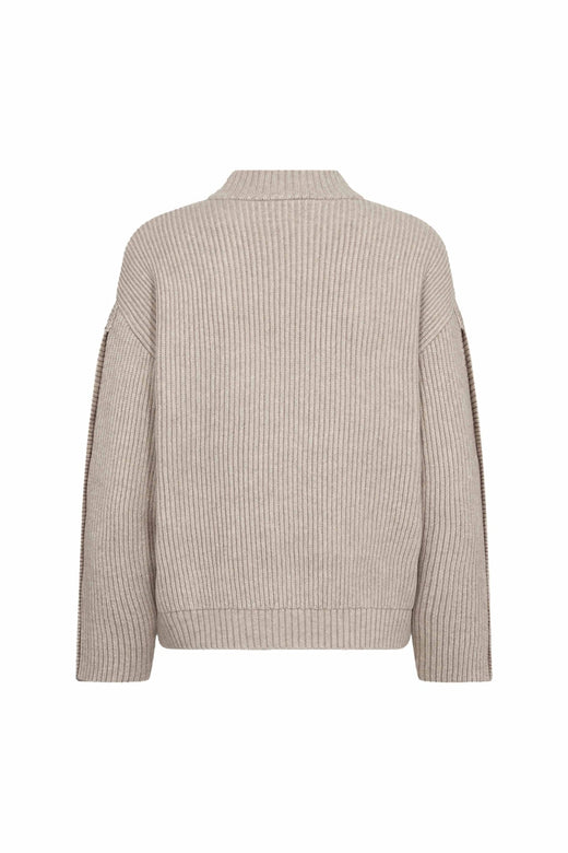 Co´Couture - Rowcc Button Sleeve Knit 500544 - 10006 - Bone