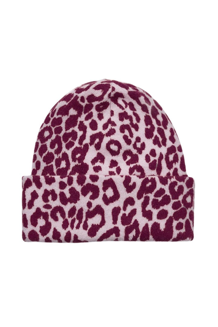 Lala Berlin - Lbbeanie Bina 10020107 - Burgundy Leo