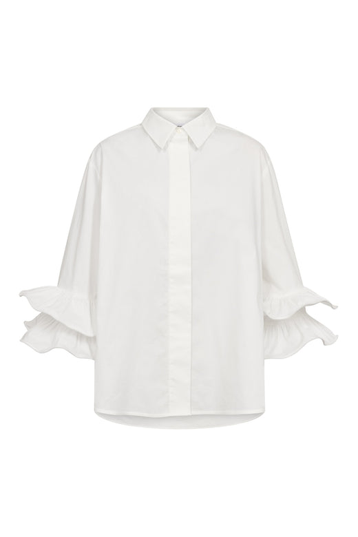 Co´Couture - Halencc Flare Shirt 500609 - 10001 - White
