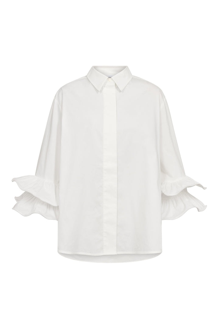 Co´Couture - Halencc Flare Shirt 500609 - 10001 - White