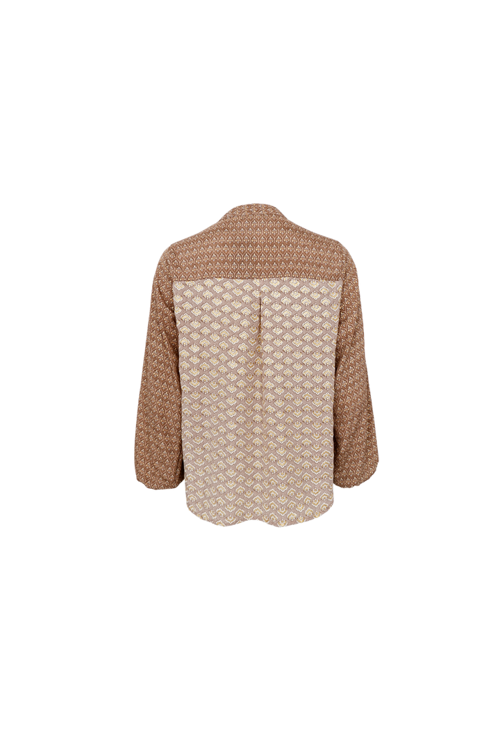 Black Colour - Bcluna Blouse 39232 - Nougat Multi