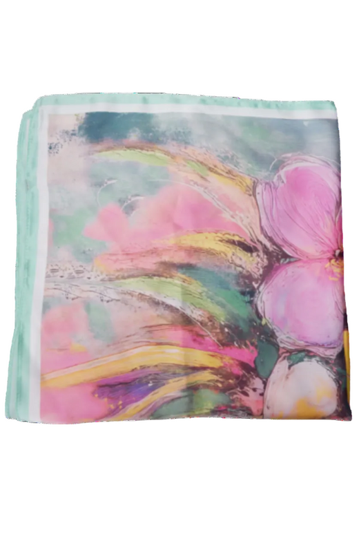 Black Colour - Bcnymph Mini Scarf 3687 - Pastel Green