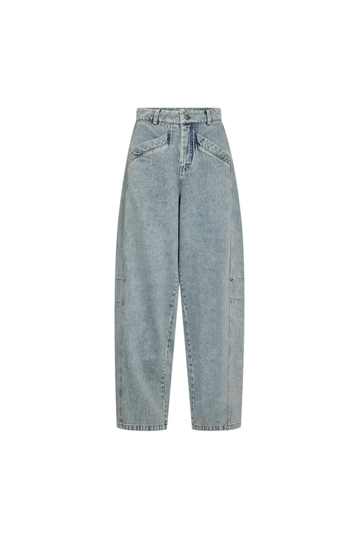 Co´Couture - Jacksoncc Barrel Jeans 500801 - 45007 - Bleach Denim