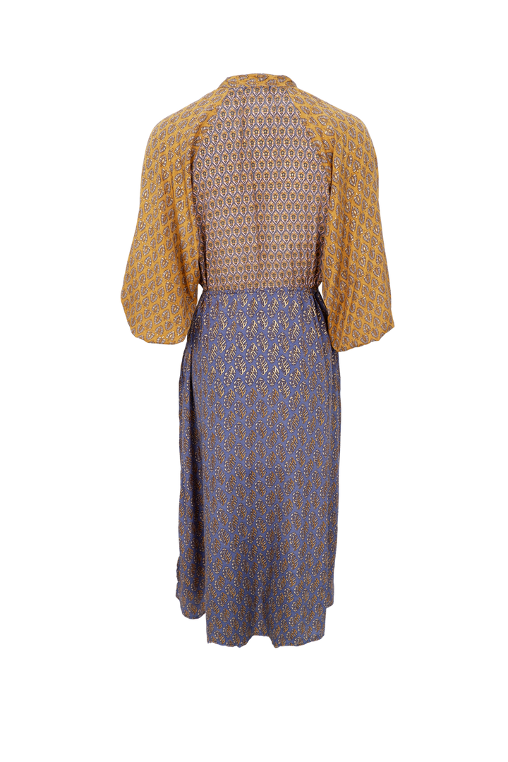 Black Colour - Bcluna Raglan Dress 39229 - Golden Multi