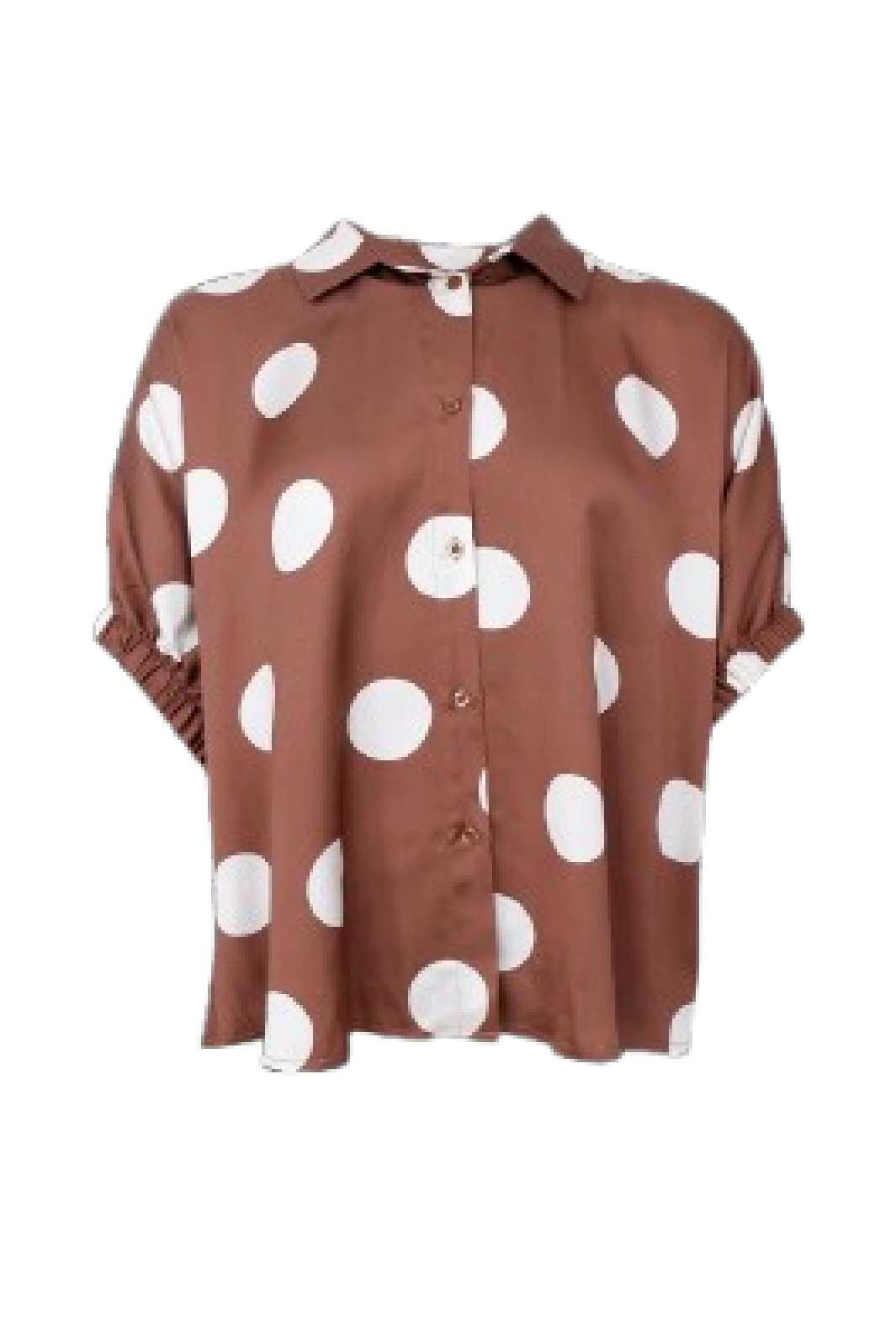 Black Colour - Bcmabel Shirt Blouse 40988 - Mocca Dot