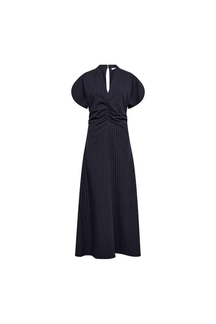 Co´Couture - Licacc Pin Gathering Dress 500501 - 40007 - Navy