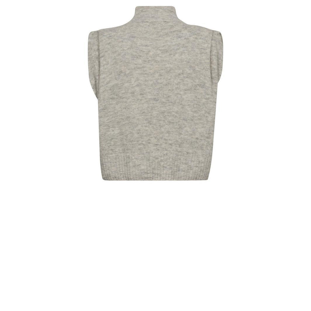 Gossia - Wiwicago Top G2759 - Light Grey Melange Strikbluser 