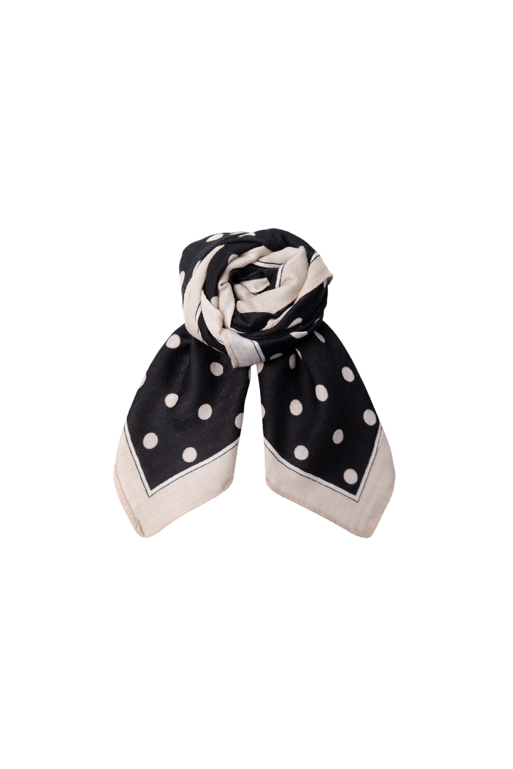 Black Colour - Bcanneli Mini Scarf 3652 - Black