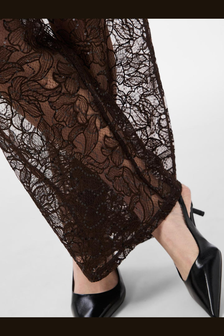 Pieces - Pclouise Straight Pants - 5050000 Delicioso Tone In Tone Sequence