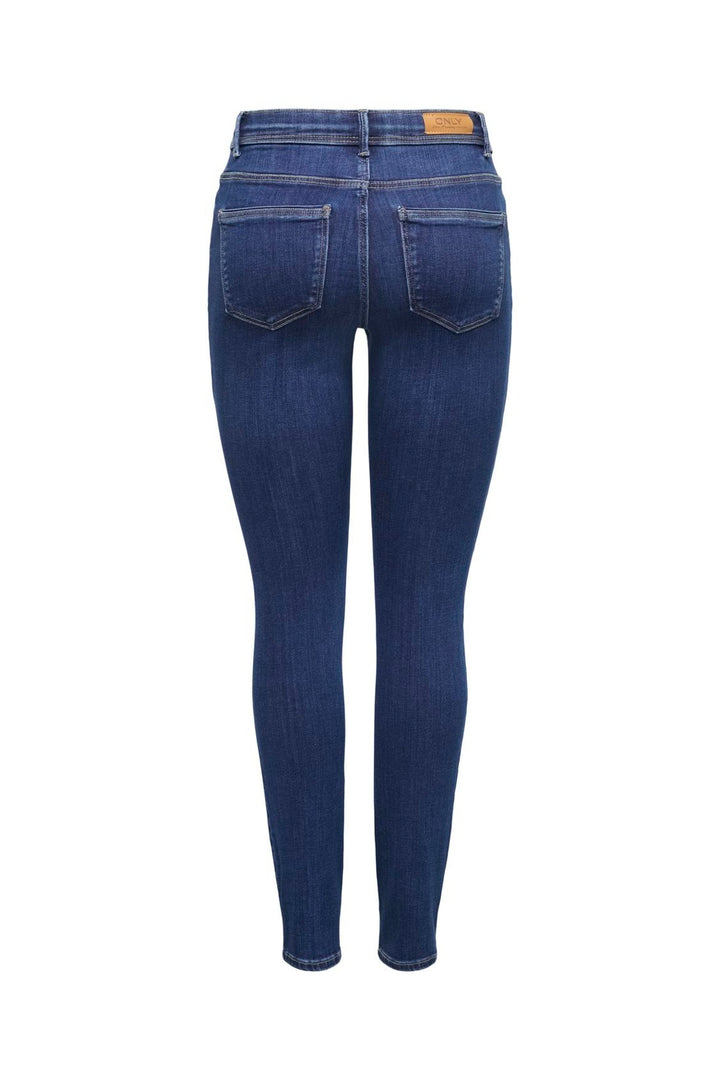 Only - Onllinea Mid Waist Lank - 5153998 Dark Blue Denim