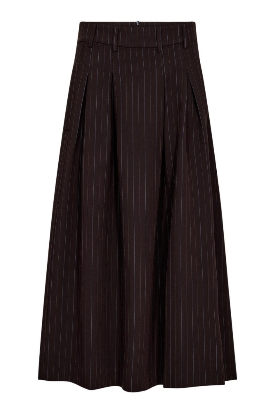 Co´Couture - Anyacc Trinny Pleat Skirt 44001 - 145 - Dark Brown