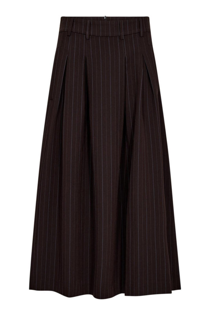 Co´Couture - Anyacc Trinny Pleat Skirt 44001 - 145 - Dark Brown