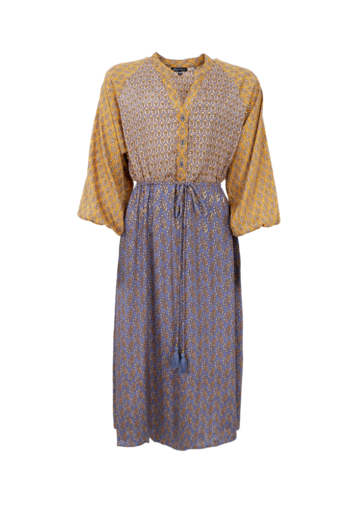 Black Colour - Bcluna Raglan Dress 39229 - Golden Multi