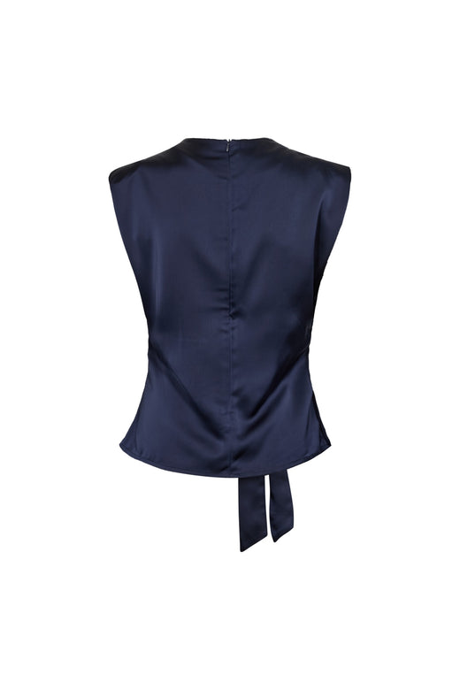Co´Couture - Safiracc Pleat Top 500575 - 40007 - Navy