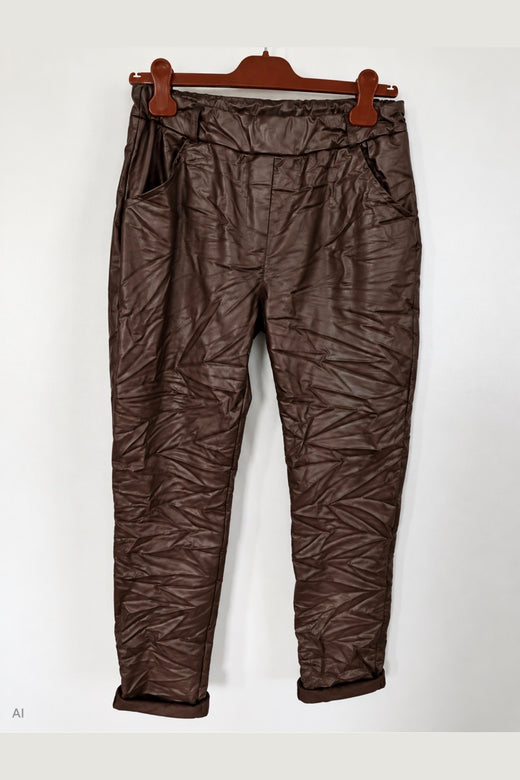 Marta Du Chateau - Mdcroma Pants 70320 - Brown