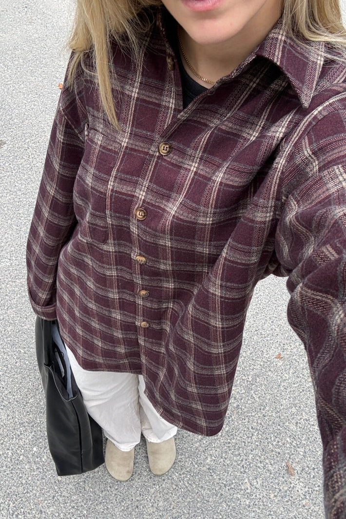Noella - N-Marlon Shirt 18160001 - 529 - Dafnee Brown Check