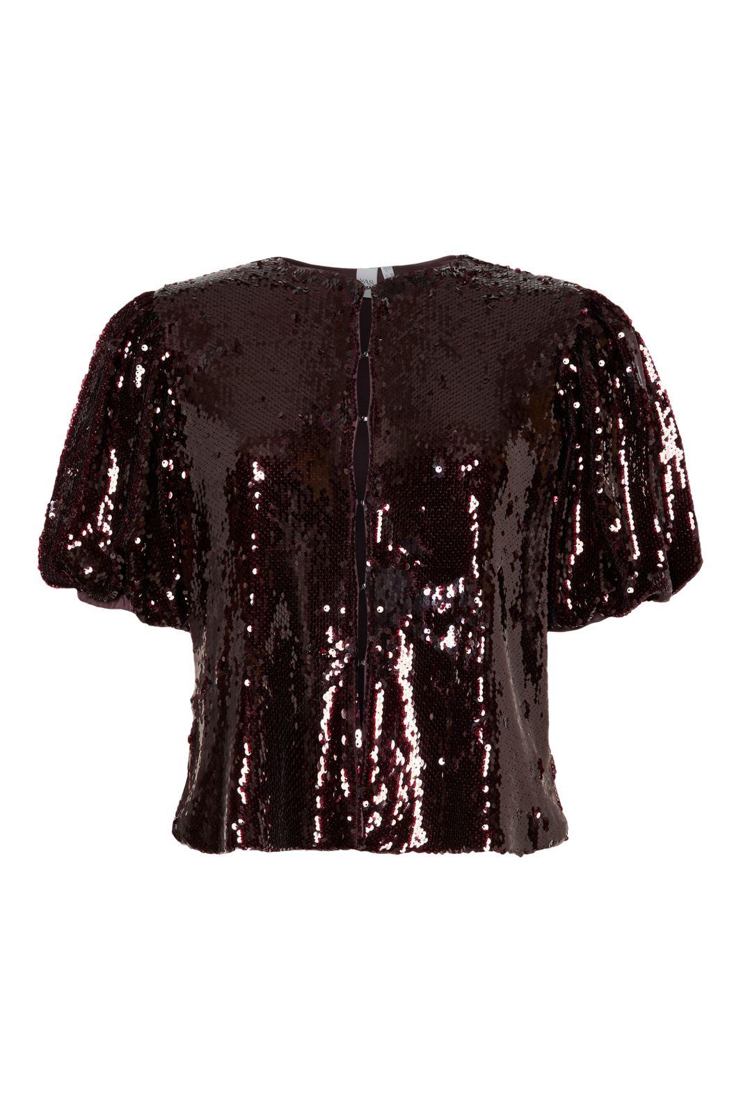 YAS - Yasroyalina 2/4 Sequin Top - 4862794 Port Royale W Sequins