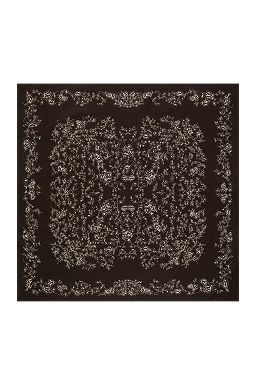 Neo Noir - Kela Print Scarf 170776 - 676 - Dark Brown
