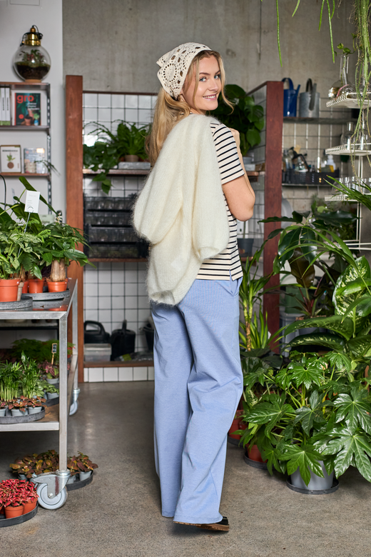 Black Colour - Bcdavis Casual Box Pant 41125 - Lt. Blue