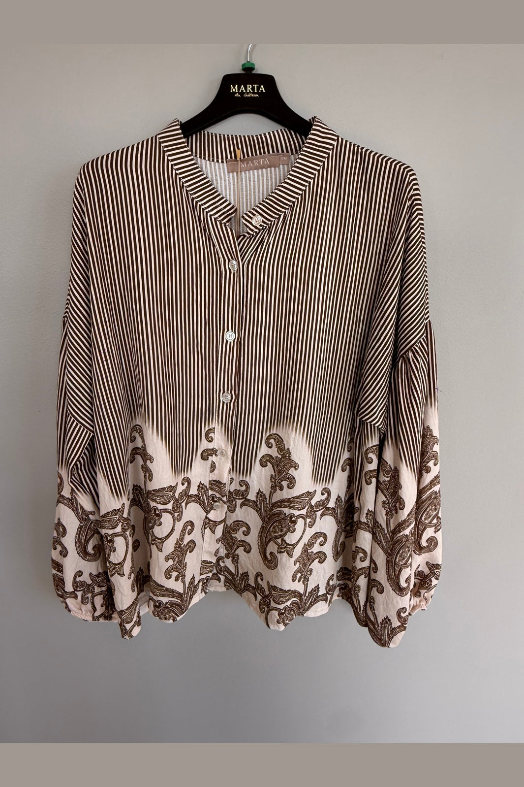 Marta Du Chateau - Mdcsequoia Shirt 8597 - Marrone4602Tpe