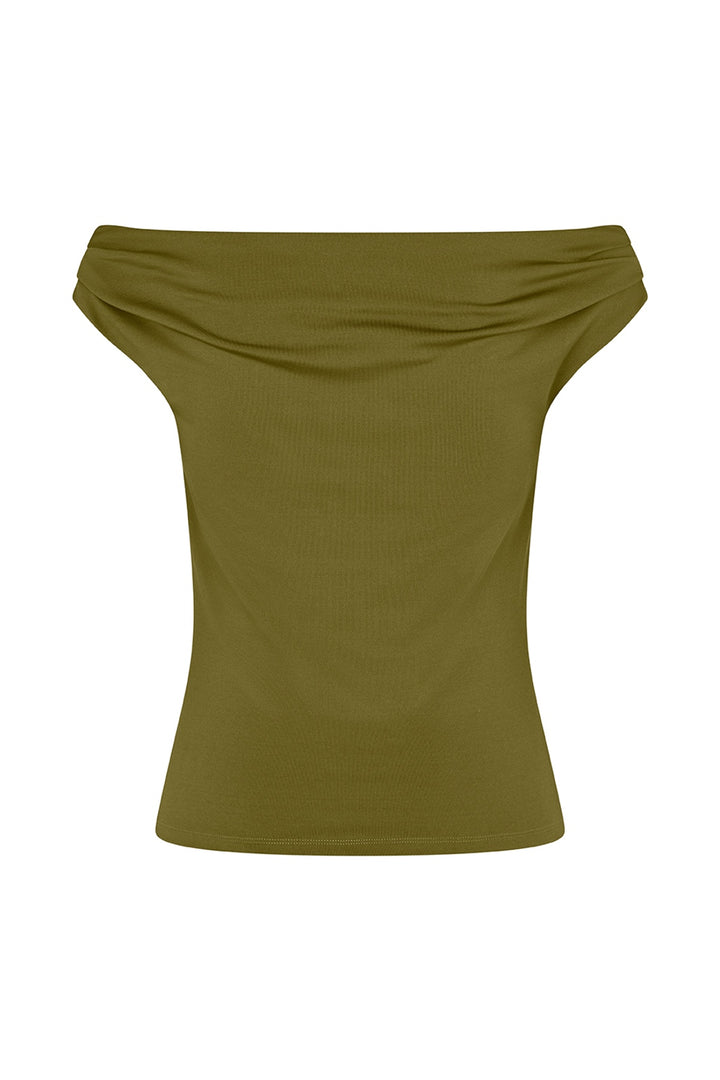 Modström - Himamd Off-Shoulder Top 57928 - 02275 - Fir Green