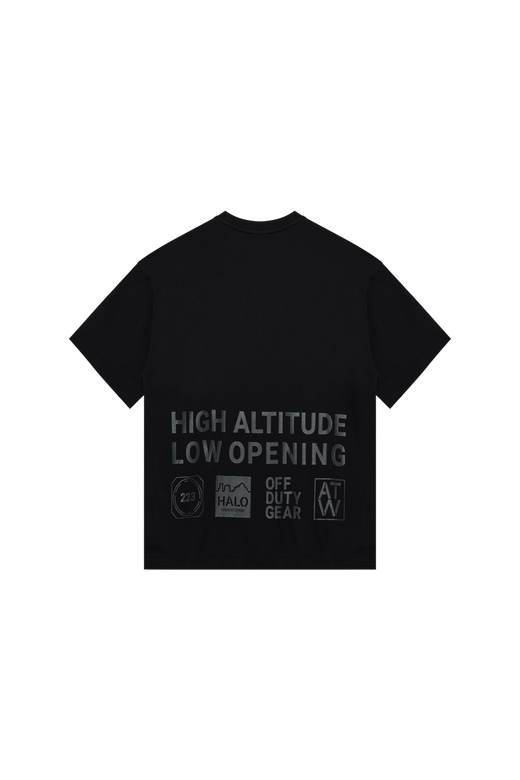 Halo - Graphic Boxy T-Shirt 230418 - 2396 - Black/Raven